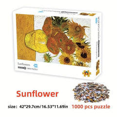 1000pcs Jigsaw Puzzle: Gift, Decompression Toy, Home Decor, Challenge
