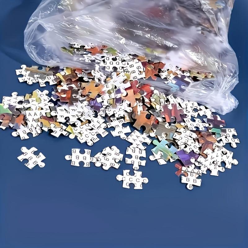 1000 Pieces Jigsaw Puzzle Adult Decompression Landscape Art Painting Puzzle