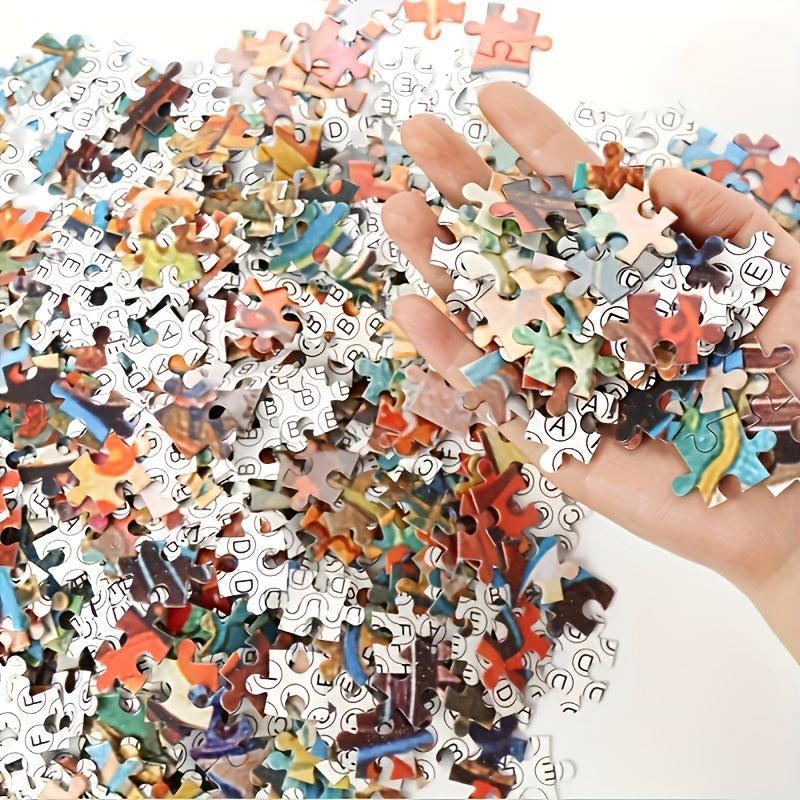 1000 Pieces Jigsaw Puzzle Adult Decompression Landscape Art Painting Puzzle