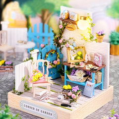 DIY 3D Jigsaw Puzzle Cabin Model Gift for Girls Retro Garden Scene House