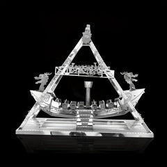 3D Metal Jigsaw Puzzle Model Viking Pirate Gift Decoration