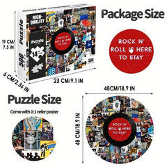 1000 500 Pieces Rock Bands Jigsaw Puzzle