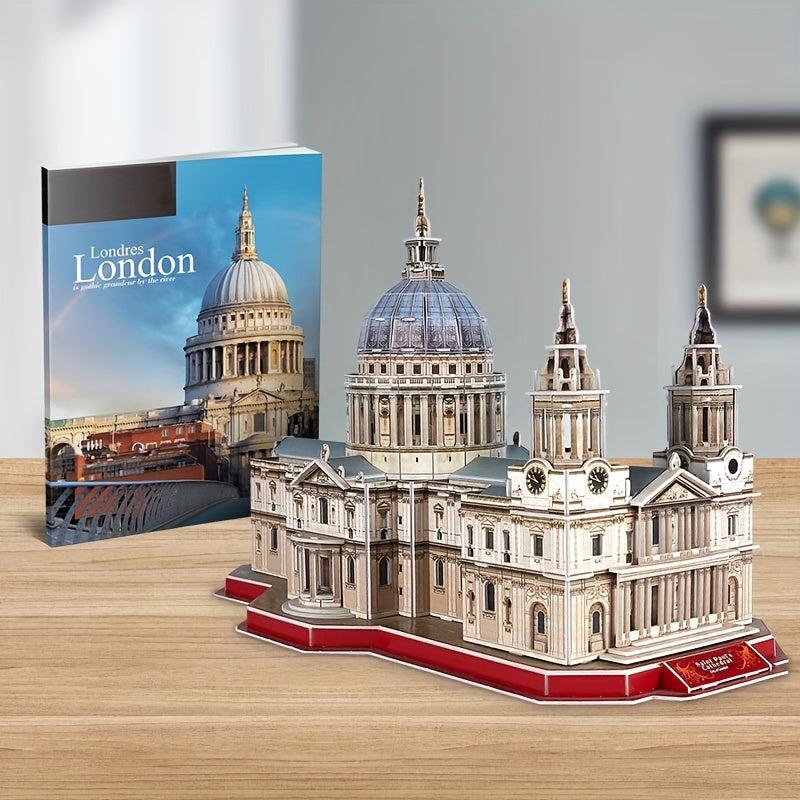 St Paul's Cathedral 3D Paper Model Puzzle House Craft Toy for Teens & Children
