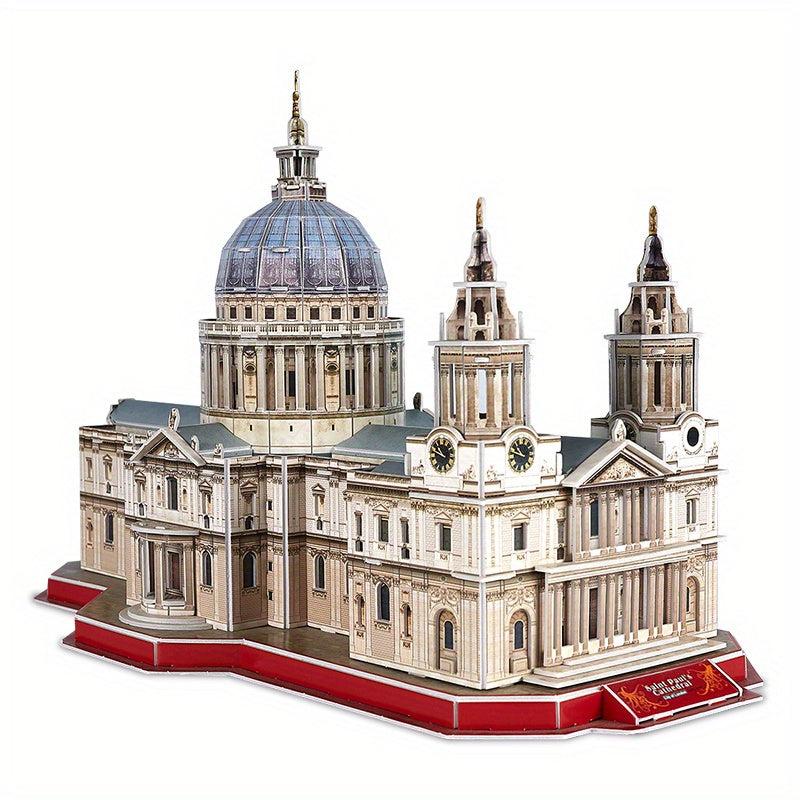 St Paul's Cathedral 3D Paper Model Puzzle House Craft Toy for Teens & Children