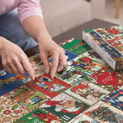 Christmas Temporary Jigsaw Puzzles 1000pcs for Adults Kids - Christmas Countdown