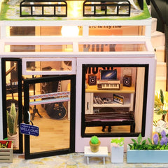 3D Jigsaw House Dollhouse Building Kit with Furniture Toy Gift