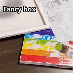 DIY Cartoon Anime Digital Painting Bedroom Decoration