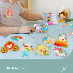 DIY Crystal Glue Painting 3D Baking Graffiti Coloring Toy