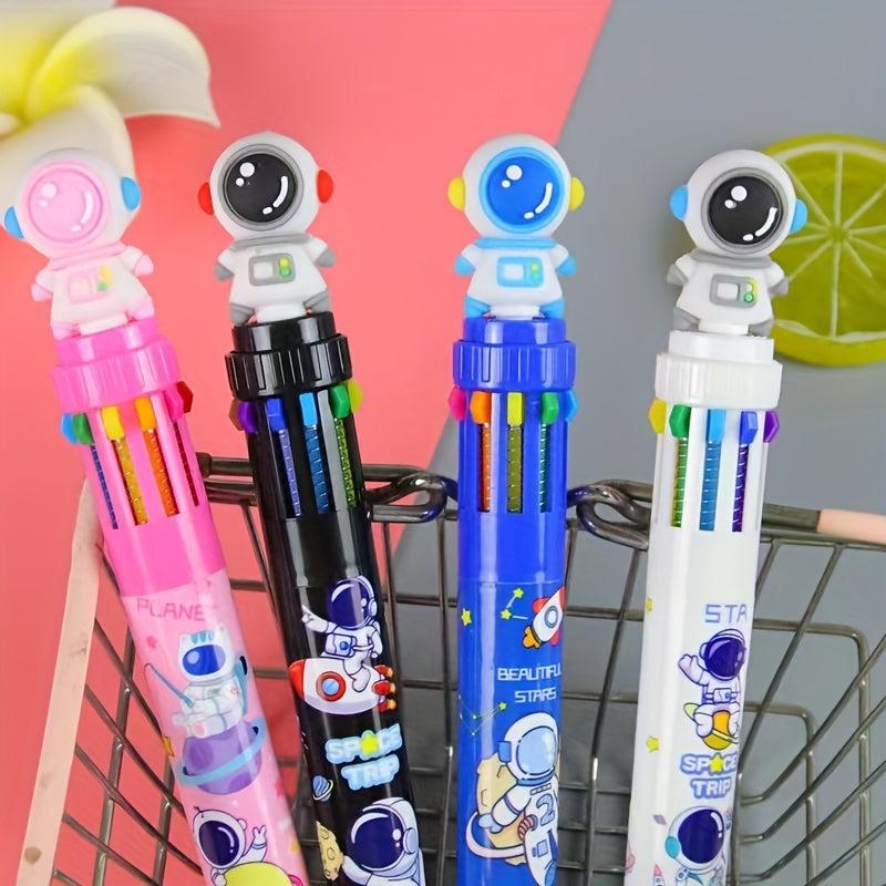 Cartoon 10 Ballpoint Pen Student Handbook School Prizes Office Marker Pen