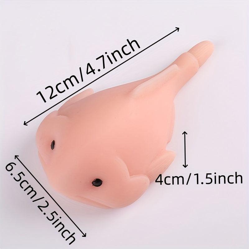 Colorful Clown Fish Monster Pinch Music Toy