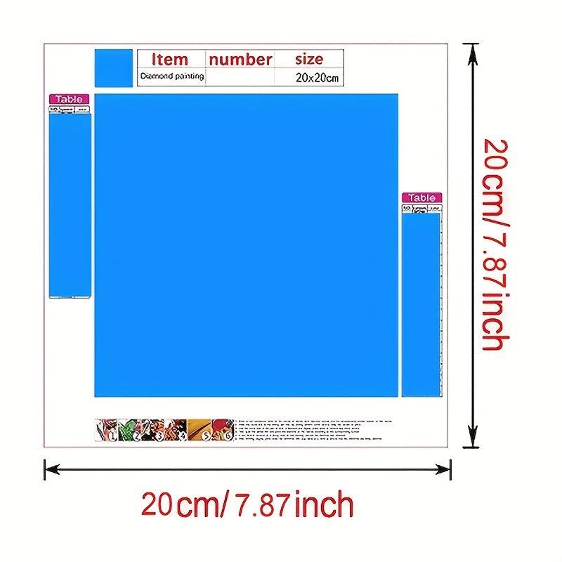 DIY Diamond Painting Art Craft Canvas Paint With Diamond Crystal