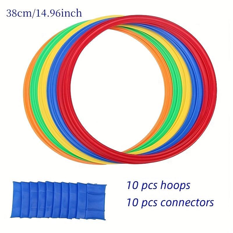 Hopscotch Ring Clip Jump Ring Game Toys for Outdoor Play