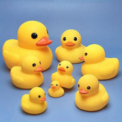 Yellow Ducks Bath Toys for Kids Water Play Ducks Bathroom Vinyl Duck
