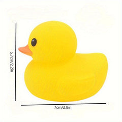 Yellow Ducks Bath Toys for Kids Water Play Ducks Bathroom Vinyl Duck