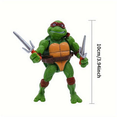 6Pcs Turtle Doll Figure Car Interior Ornaments - Anime Fans Gift