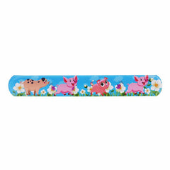 6 Pack Farm Animal PVC Pat Rings for Kids' Birthdays