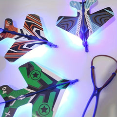 Luminous Slingshot Catapult Plane Toy for Kids