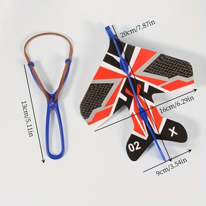 Luminous Slingshot Catapult Plane Toy for Kids