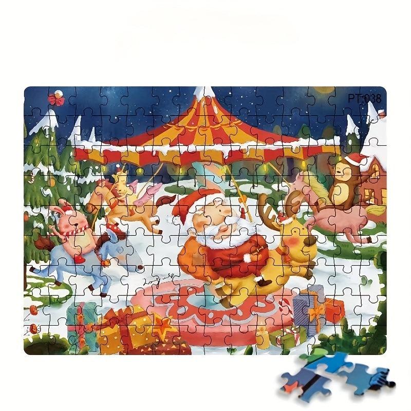 Santa Claus Puzzle 126 Pieces Christmas Gift for Children