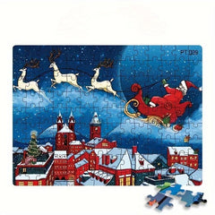 Santa Claus Puzzle 126 Pieces Christmas Gift for Children