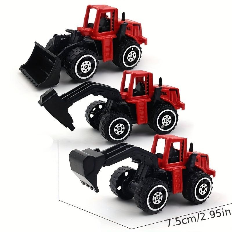 Creative Toy Engineering Vehicle Bulldozer Mini Car Excavator Model