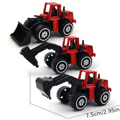 Creative Toy Engineering Vehicle Bulldozer Mini Car Excavator Model