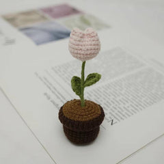 Creative Woolen Weaving Artificial Sunflowers Love Ornaments