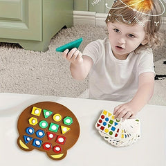 Shape Matching Game Jigsaw Puzzle Geometric Shape Quick Matching Board