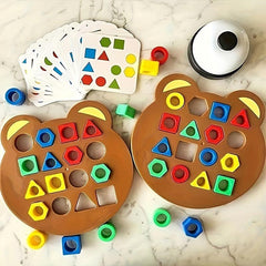 Shape Matching Game Jigsaw Puzzle Geometric Shape Quick Matching Board