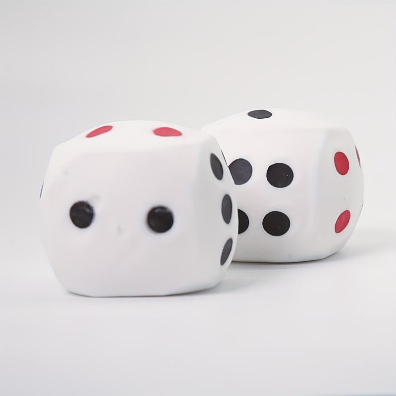 Big & Small Dice Squeeze Toys Stress Relief Flying Chess Ludo Party Supplies
