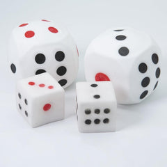 Big & Small Dice Squeeze Toys Stress Relief Flying Chess Ludo Party Supplies