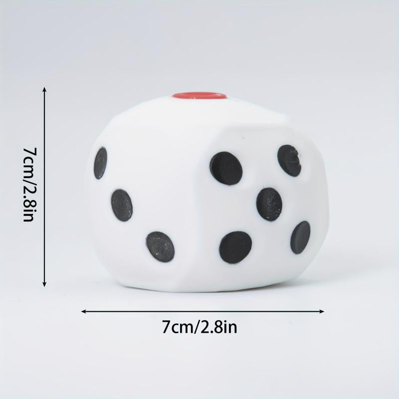 Big & Small Dice Squeeze Toys Stress Relief Flying Chess Ludo Party Supplies