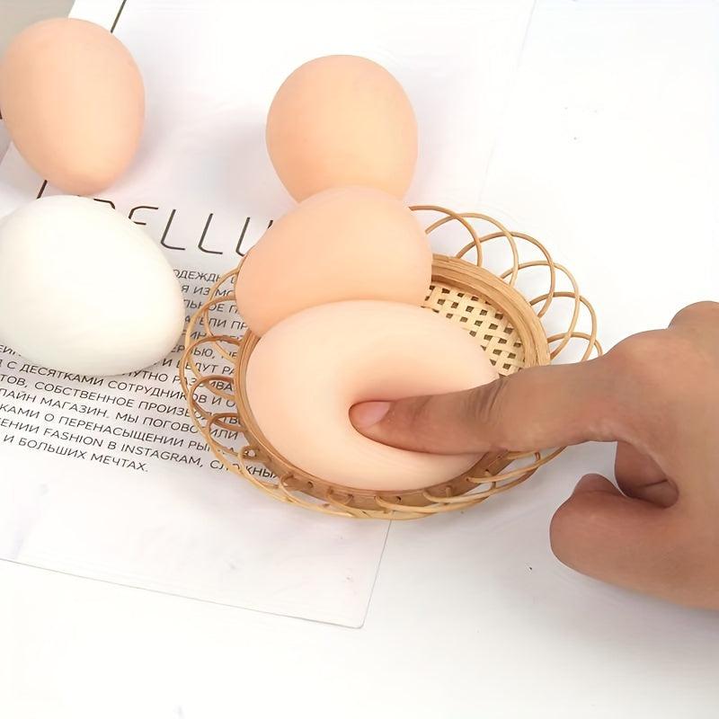 Novelty Eggs Squeeze Ball Cup Relieves Stress Pop Fun Toy Anti stress Vent Ball