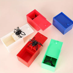 Funny Tricky Spider Toy in Plastic Box - Creative Spoof Props