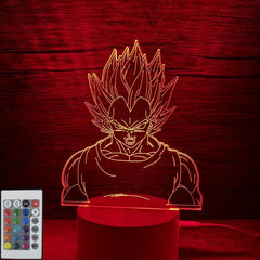Anime 3D LED Night Light RGB Lights USB Powered Bedroom Decorative Table Lamp