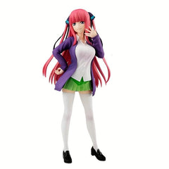 Double Ponytail Rose Hair Girl Doll Anime Action Figure Gift