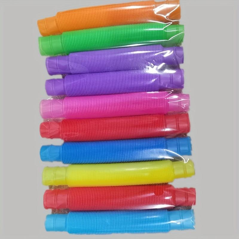 24pcs Sensory Pop Tubes Stress Relief Toys for Classroom & School