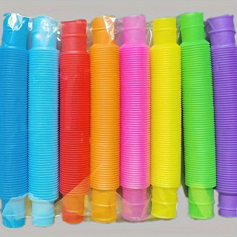 24pcs Sensory Pop Tubes Stress Relief Toys for Classroom & School