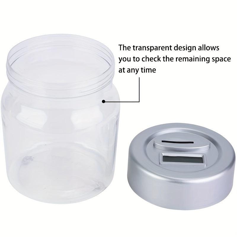Electronic Counting Piggy Bank LED Display Identify US Coins Children's Bank