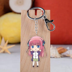 Anime Keychain Key Chain Five Girls Manga Toys