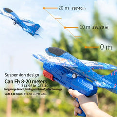 Toy Gun Foam Soft Bomb Airplane Glider Outdoor Toy