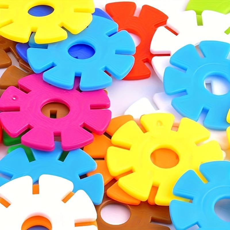 Snowflake Slices Building Blocks Educational Toys 100pcs