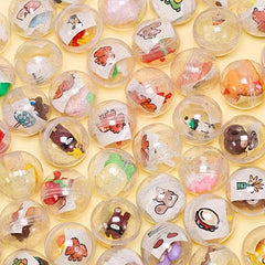 45mm Round Starry Sky Twist Egg Pen Holder Toys for Kids