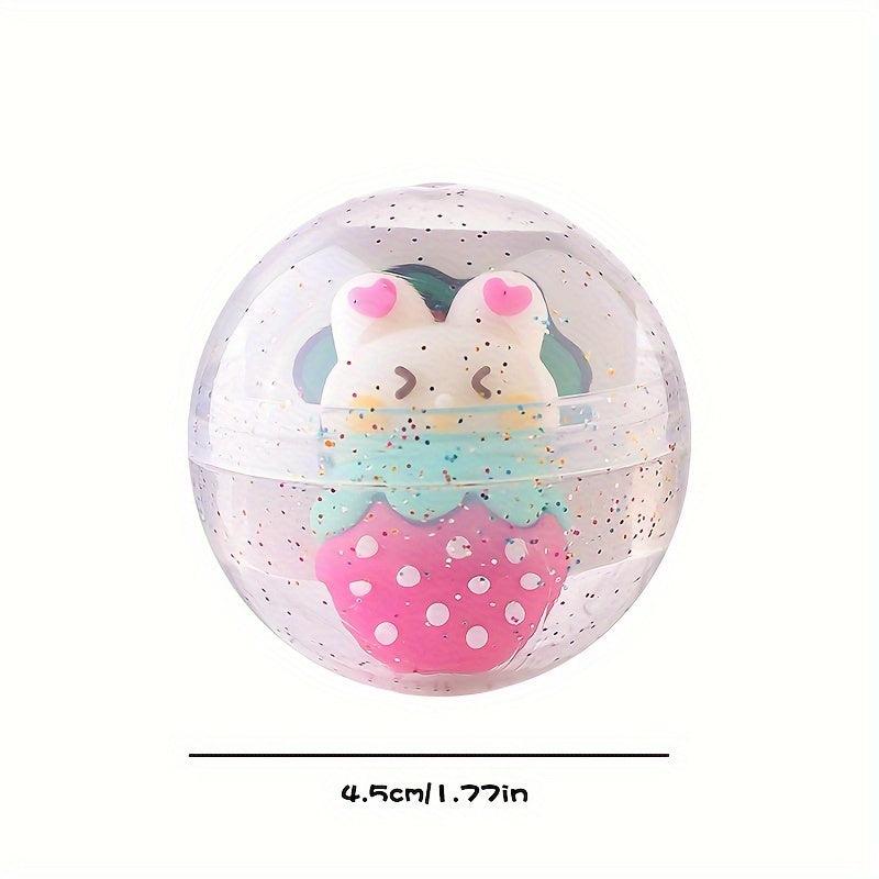 45mm Round Starry Sky Twist Egg Pen Holder Toys for Kids