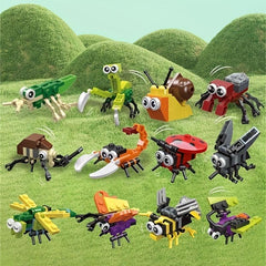 Insect Animal Party Building Blocks Christmas Birthday Toys