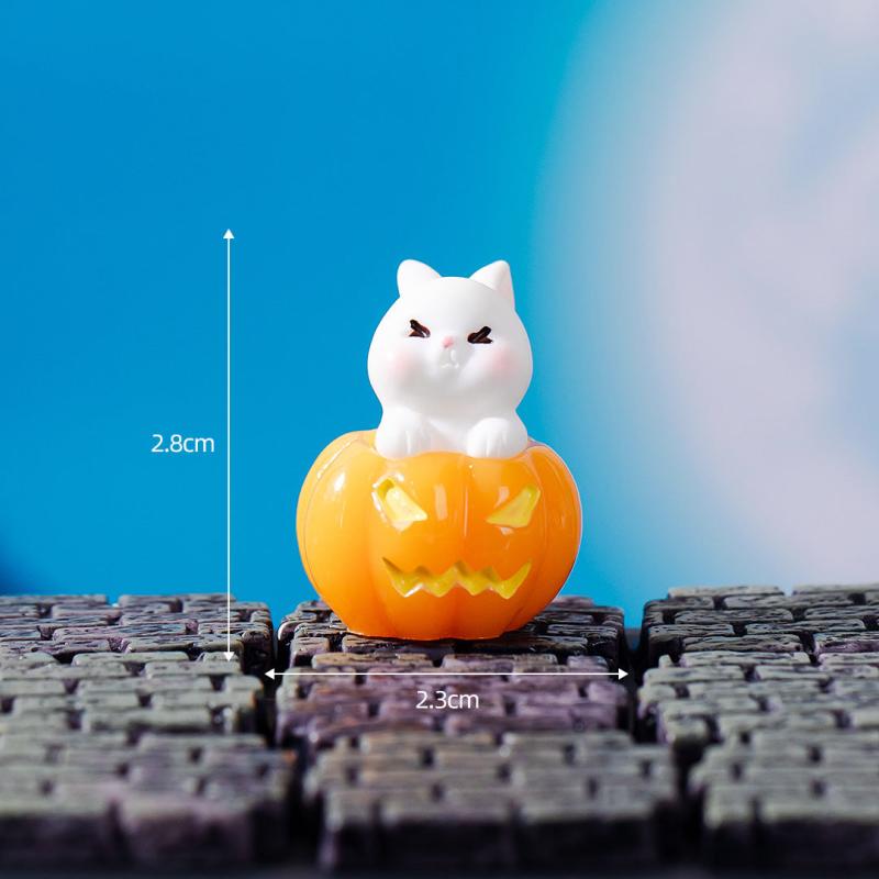 Halloween Crystal Ball Ghost Pumpkin Ornament