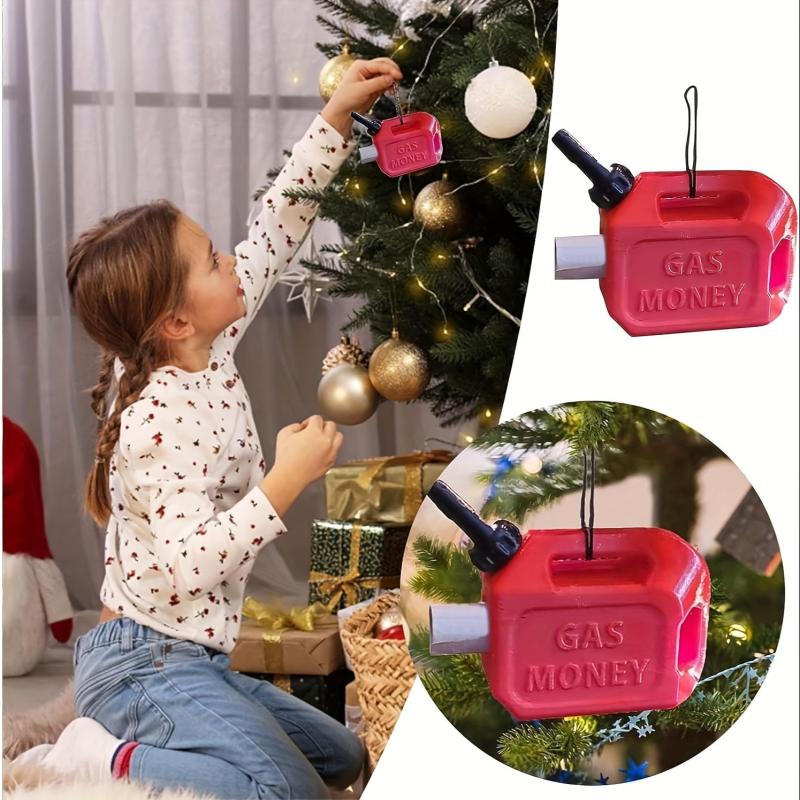 Gas Can Christmas Ornament Funny Money Holder Gas Tree Ornament