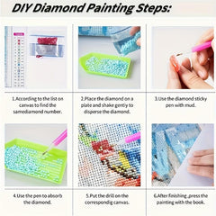DIY Sunflower Cow Diamond Painting Set Full Diamond Art Cross Stitch Picture