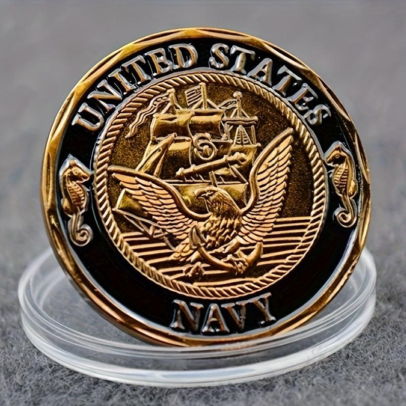 US Navy Coin Creative Souvenir Military Coin Challenge Coin Collectible Gift