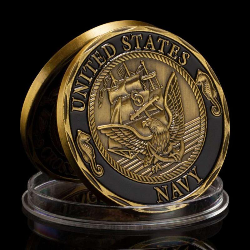 US Navy Coin Creative Souvenir Military Coin Challenge Coin Collectible Gift
